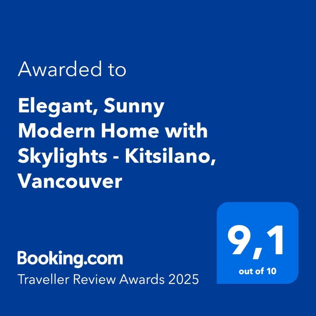 Elegant, Sunny Modern Home With Skylights - Kitsilano, Vancouver Luaran gambar